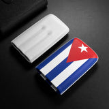 Nouvel Étui à Cigares en Cuir Portable de Voyage, Boîte Anti-Humidité, Cadeau Créatif pour Hommes Cigarloong