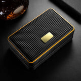 Étui à Cigares avec Humidificateur Portable, Ensemble de Voyage 4 Pièces, Boîte Cèdre Intérieure Cigarloong
