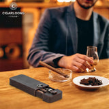 Étui à Cigares Portable Voyage, Mode Rétro, Cuir Qualité Supérieure, 3 Cigares Cigarloong