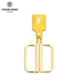 Coupe-Cigare Portable, Lame Acier Inoxydable, Étui en Cuir Cigarloong