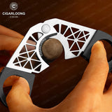 Ciseaux à Cigares Coupe-Ligatures Lisses en Acier Inoxydable, Portable, Nouveau Modèle Cigarloong