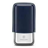 Étui à Cigares Portable, Humidor en Cuir de Vachette, Adapté 25mm de Diamètre Cigarloong
