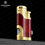 Briquet à Cigare Droit Portable, Coupe-Vent, Résistant à la Chaleur Cigarloong
