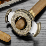 Coupe-Cigare en Acier Inoxydable Portable Créatif, Lame Lisse, Grand Calibre, Emballage Cadeau Artistique Cigarloong