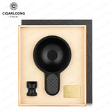 Ensemble Fumeur de Cigares, Cendrier Métal, Porte-Cigare Grand Calibre Cigarloong