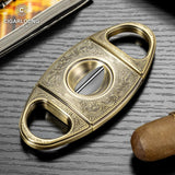 Ensemble de Trois Briquets Droits Coupe-Vent, Coupe-Cigare Tranchant, Cendrier Grand Calibre Cigarloong