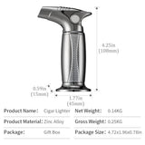 Briquet Allume-Cigare avec Poinçon Direct, Coupe-Vent, Multifonctionnel Cigarloong