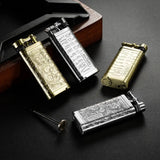 Briquet à Cigare avec Perceuse Intégrée, Motifs Bronze Antique Cigarloong