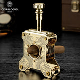 Coupe-Cigare en Métal Délicat, Acier Inoxydable, Bureau de Luxe Grand Calibre Cigarloong