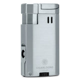 Allume-Cigare Coupe-Vent Flamme Droite avec Porte-Perceuse à Cigares Multifonctionnel Cigarloong