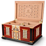 Humidor cigare hygrographe intégré