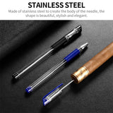 Aiguilles à Cigare Style Stylo, Lot de 2, Acier Inoxydable