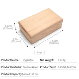 Humidor en Bois de Cèdre Espagnol, 110 ou 150 Cigares Cigarloong