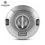 Coupe-Cigare en Relief, Coupe en V, 2 Tailles Intégrées, Perceuse à Cigares de Luxe, Guillotine Cigarloong