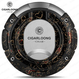 Coupe-Cigare Semi-Automatique en Acier Inoxydable Lisse, Double Face, Coupe Plate et en V Cigarloong