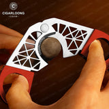 Ciseaux à Cigares Coupe-Ligatures Lisses en Acier Inoxydable, Portable, Nouveau Modèle Cigarloong
