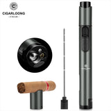 Allume-Cigare Multifonctionnel 4 en 1, Perceuse à Cigares, Porte-Aiguille, Flamme Réglable Cigarloong