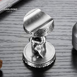 Porte-Cigare en Métal Mini Luxe, Base Antidérapante, Décoration de Bureau Cigarloong