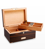 Humidificateur en Bois de Cèdre Naturel, Boîte de Collection de Cigares Moelleux de Grande Capacité - Cigarium™