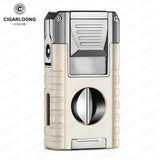 Allume-Cigare Multifonctionnel 6 en 1, Coupe en V, Coupe Plat, Perceuse, Porte-Cigare Cigarloong