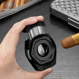 Coupe-Cigare en Acier Inoxydable Multifonctionnel, Lame Lisse, Coupe en V, Coupe Plate, Poinçon Cigarloong