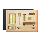 Coffret Fumeur de Pipe 7 Pièces, Plateau à Tabac et Accessoires Cigarloong