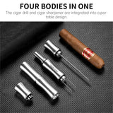 Perforateur à Cigare Portable en Alliage, Gadget de Poche Cigarloong