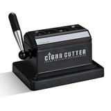 Coupe-Cigare de Bureau de Luxe, Ciseaux Inox, 4 Trous, Guillotine Boîte en Bois Cigarloong