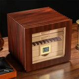 Humidificateur de Cigares Grande Capacité, Bois de Cèdre, 55 ou 115 Cigares Cigarloong