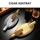 Cendrier à Cigares en Cuivre à Double Fente, Grand Calibre, Créatif Cigarloong