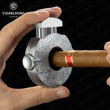 Coupe-Cigare Multifonctionnel Design UFO Coupe-V Inox Cigarloong