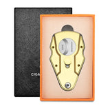 Cisailles à Cigares Brillantes Multifonction, Voyage, Sac Anti-Poussière, Diamètre 21mm Cigarloong