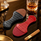 Accessoires pour Cigares, Ensemble de 4 Pièces, Cendrier, Couteau, Boîte en Bois Massif Cigarloong