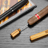 Aiguille de Poinçonnage à Cigares Multifonction 2 en 1, Fourchette Cachée, Outil de Voyage Cigarloong