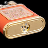 Ensemble Briquet à Cigare en Métal, Coupe-Vent, Flamme Réglable Cigarloong