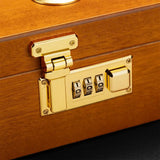 Humidor à Cigares avec Serrure à Combinaison, Bois de Cèdre, Hygromètre Cigarloong
