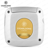 Ensemble d'Outils à Cigares 5 en 1, Coupe-Cigares Inox Supérieur, Coupe Plate, Coupe en V, Poinçon, Support Cigarloong