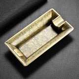 Ensemble Briquet et Cendrier à Cigares, Coupe-Vent Droit, Style Rétro Cigarloong