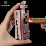 Briquet à Cigares Multifonctionnel 7 en 1, Coupe V et Plate, Aiguille Cigarloong