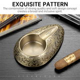 Ensemble de Trois Briquets Droits Coupe-Vent, Coupe-Cigare Tranchant, Cendrier Grand Calibre Cigarloong