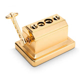 Coupe-Cigare de Bureau de Luxe, Guillotine à 4 Trous, Boîte en Bois Cigarloong