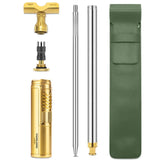 Ensemble d'Outils pour Cigares, Plateau avec Perforateur, Briquet Coupe-Vent Cigarloong