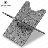 Support à Cigares Pliable en Métal, Design Sculpté Cigarloong