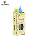 Allume-Cigare Gonflable Cinq en Un Diamant, Coupe-Vent, Perforateur à Ciseaux en V Cigarloong