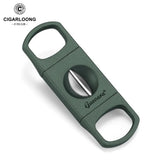 Coupe-Cigare Portable, Ciseaux en V, Lame en Acier Inoxydable Cigarloong