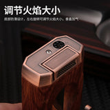 Allume-Cigare Portatif 2 en 1, Coupe-Cigare de 22mm, Boîte Cadeau en Alliage de Zinc Cigarloong