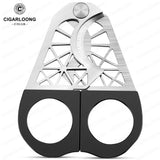 Ciseaux à Cigares Coupe-Ligatures Lisses en Acier Inoxydable, Portable, Nouveau Modèle Cigarloong