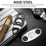 Coupe-Cigare Pointu en Acier Inoxydable, Guillotine de Poche Cigarloong