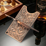 Support à Cigares Pliable en Métal, Design Sculpté Cigarloong