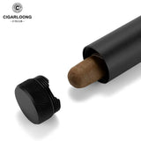 Tube à Cigare Métallique Portable Grand Calibre